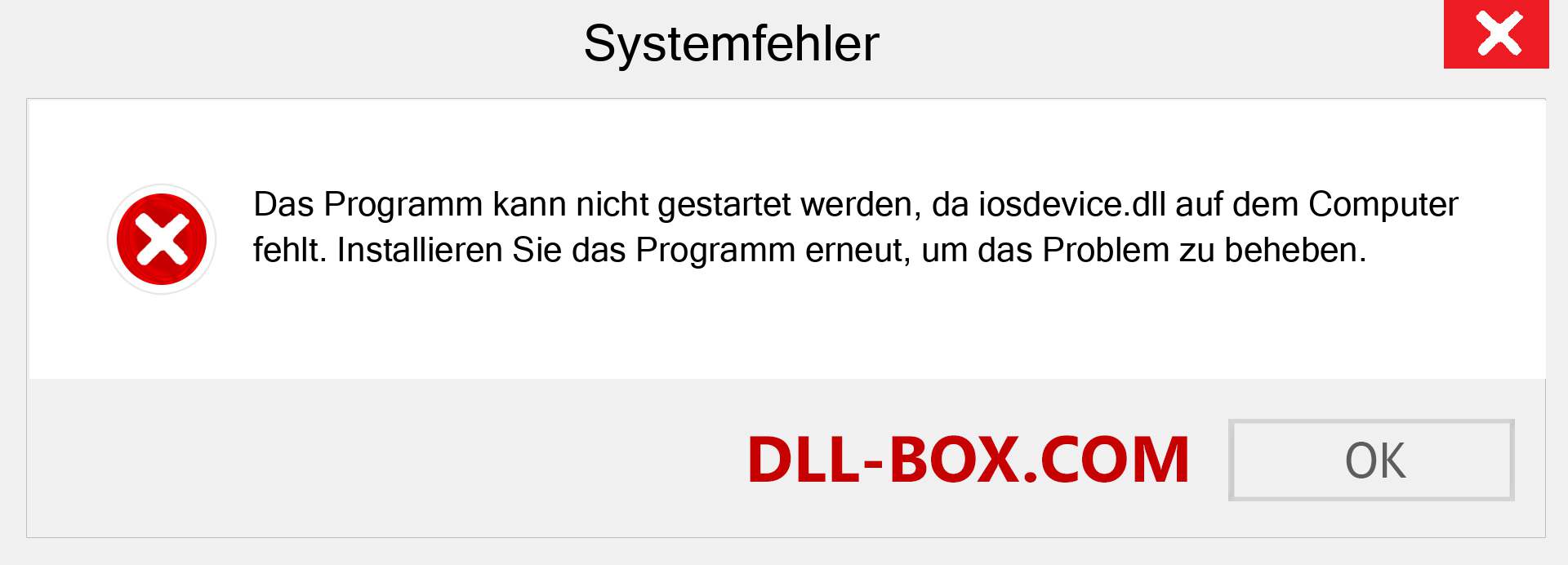 iosdevice.dll-Datei fehlt?. Download für Windows 7, 8, 10 - Fix iosdevice dll Missing Error unter Windows, Fotos, Bildern